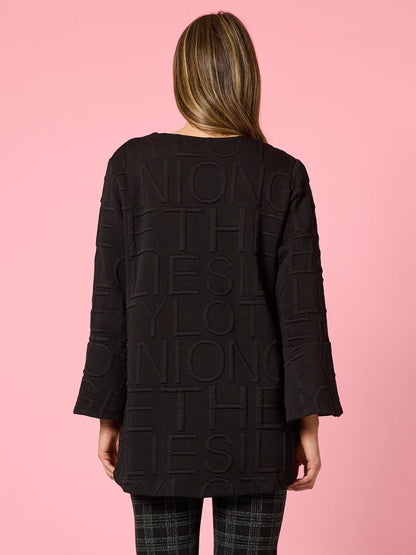 Script Black Jacket C47236