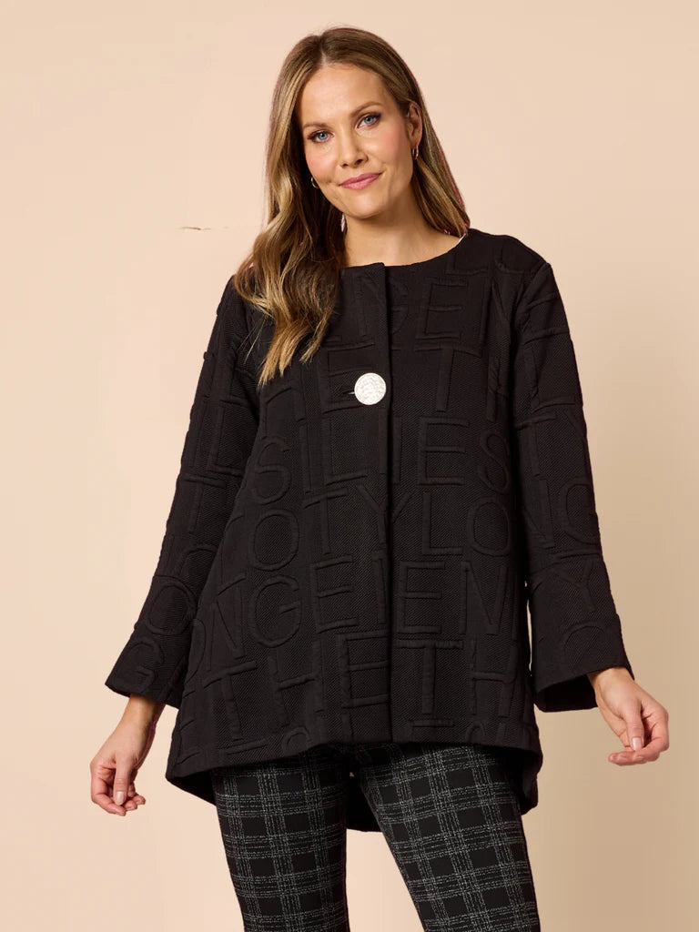 Script Black Jacket C47236