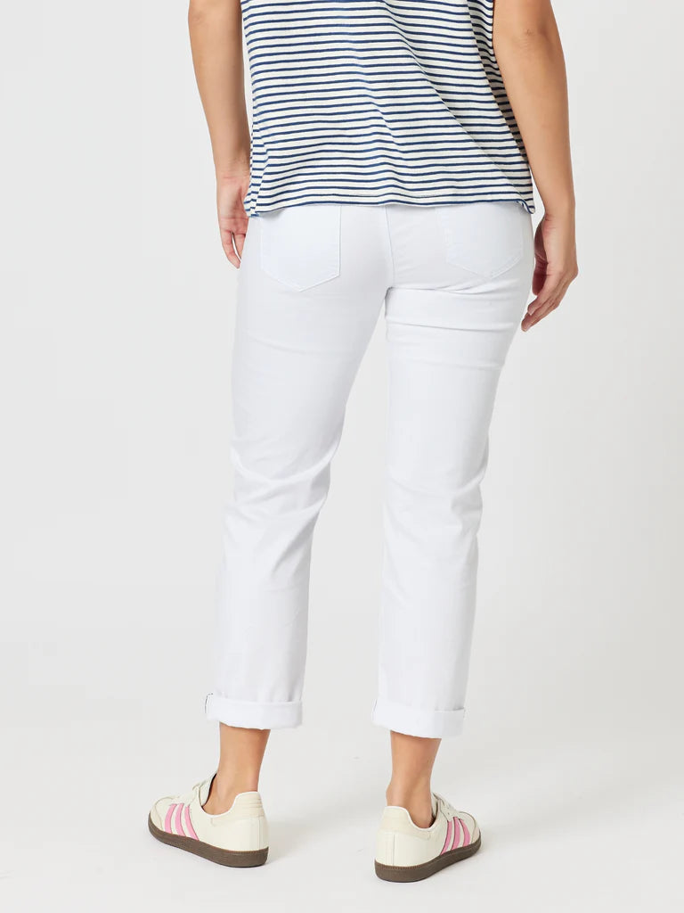 New White Isabella pant T48121