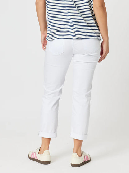 New White Isabella pant T48121