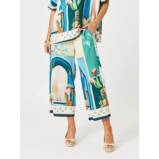 Tulum Pant Multi Blue 48329