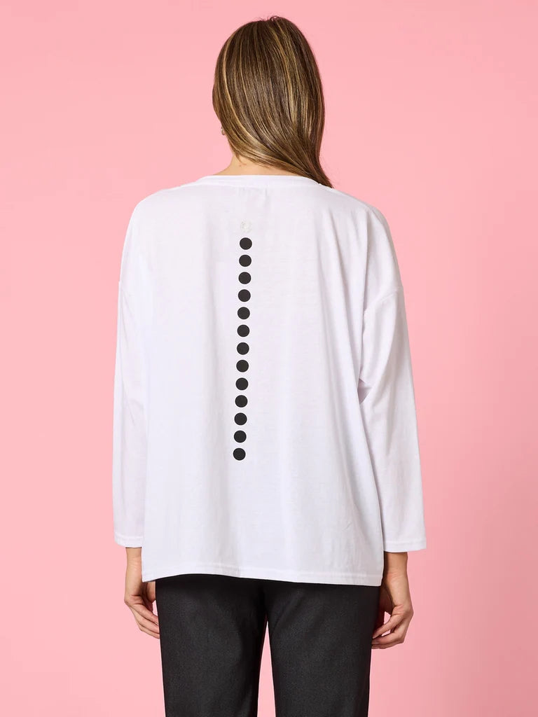 Elise Spot White Top C48700