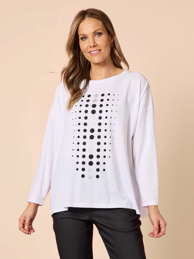 Elise Spot White Top C48700