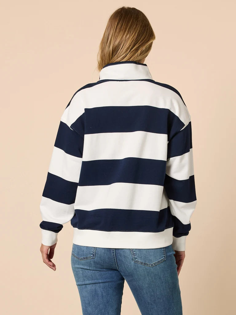 Varsity Stripe Sweatshirt T48894