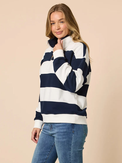 Varsity Stripe Sweatshirt T48894