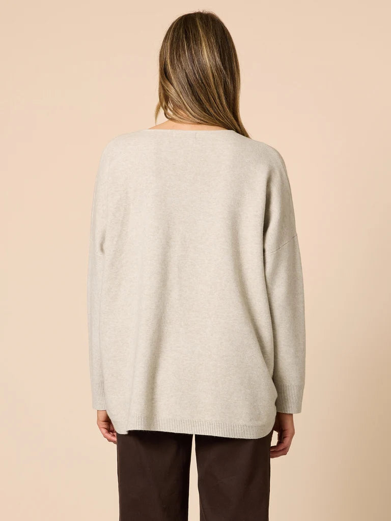 Rochelle Side Button Knit Sweater C49302