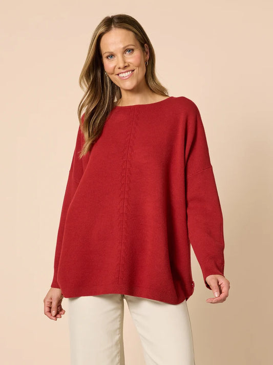 Rochelle Side Button Knit Sweater C49302