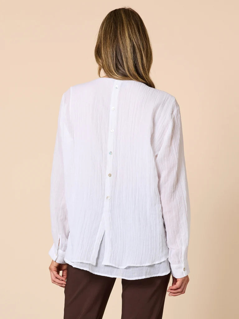 Fleur White Gold Top C49344