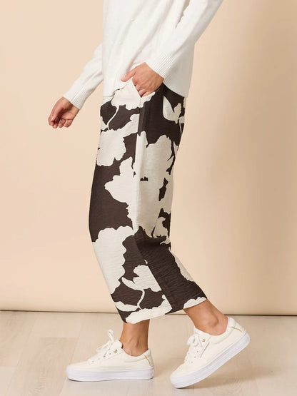 Toulouse Coffee Ivory Pant C49369