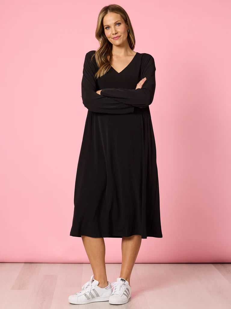 Traveller Black Dress C49420
