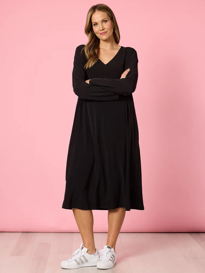 Traveller Black Dress C49420