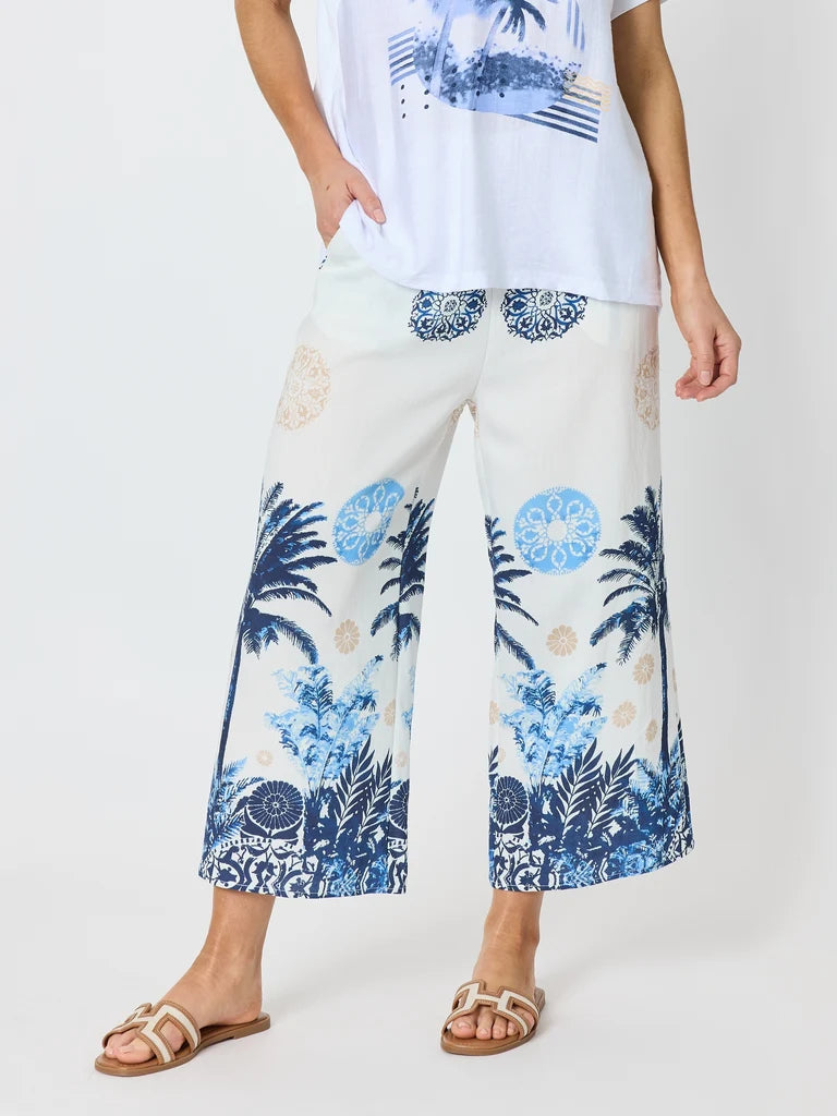 Escape Azure Print Pant C49778