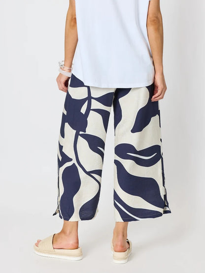 Bay Leaf Navy Pant C50067
