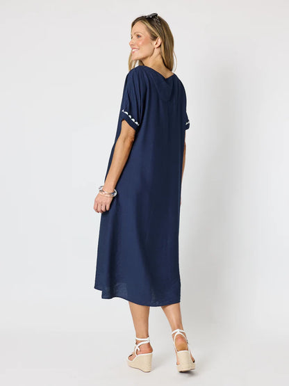 Del Mar Navy Dress C50095