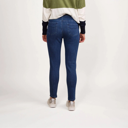 SKINNY Leg Ankle Grazer w Side Waistband 5009