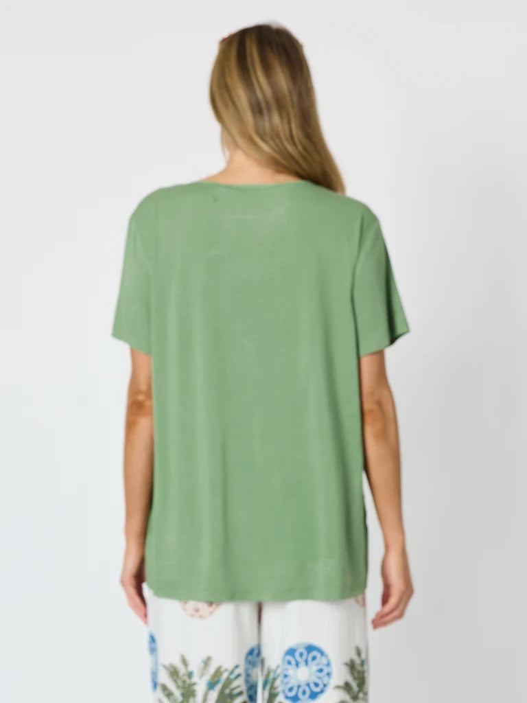 Bay Leaf Fern Top C50108