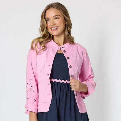 Gisele Embroidered Jacket T50176