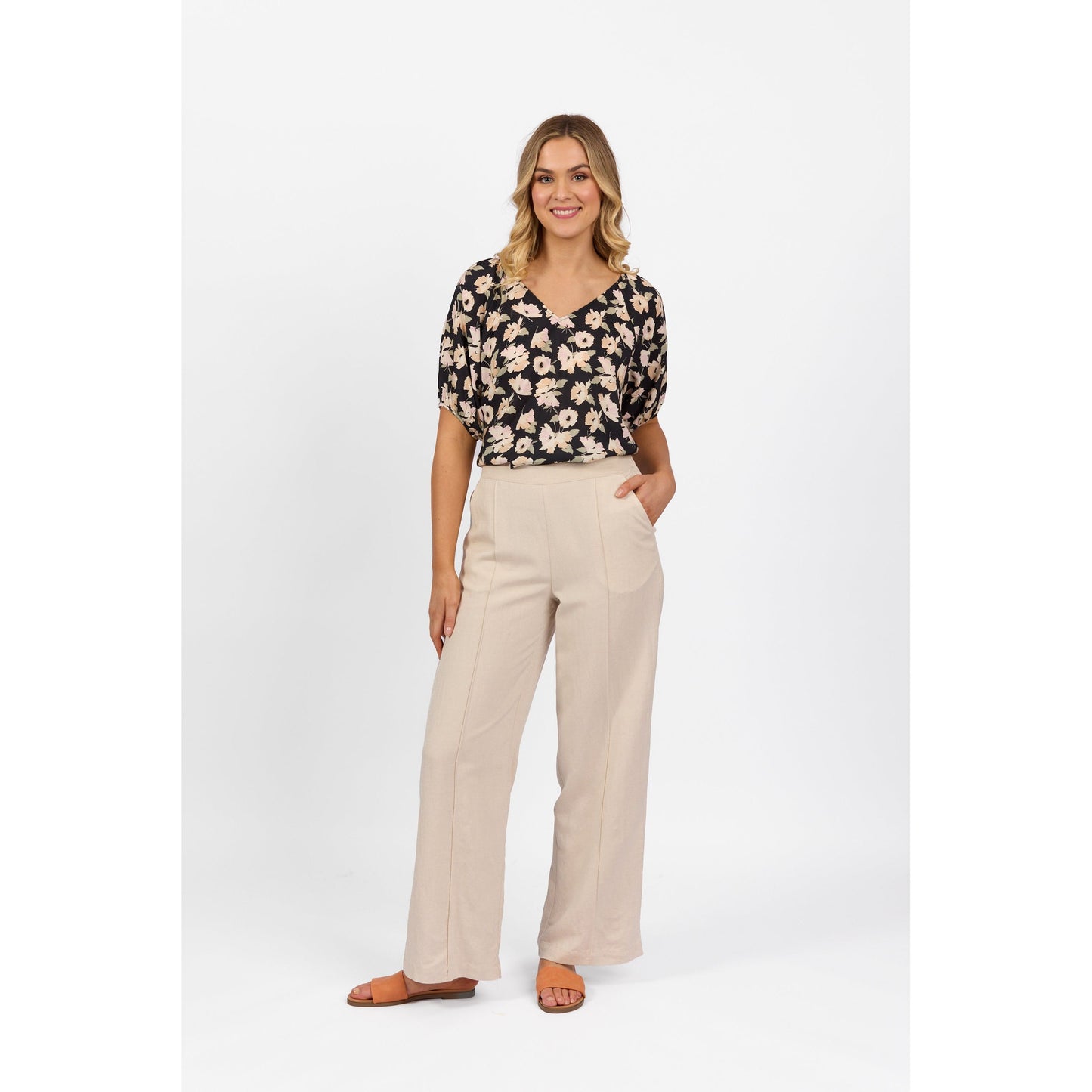 VASS Wide Leg Full Length Pant 5017
