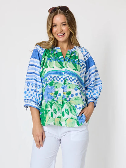 Limoncello Apple Print Top T50198