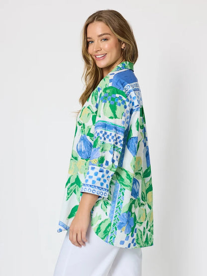 Limoncello Apple Print Shirt T50303
