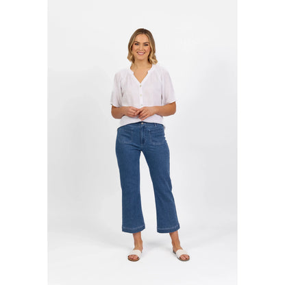 Wide Leg Ankle Grazer Daily Jean 5995A