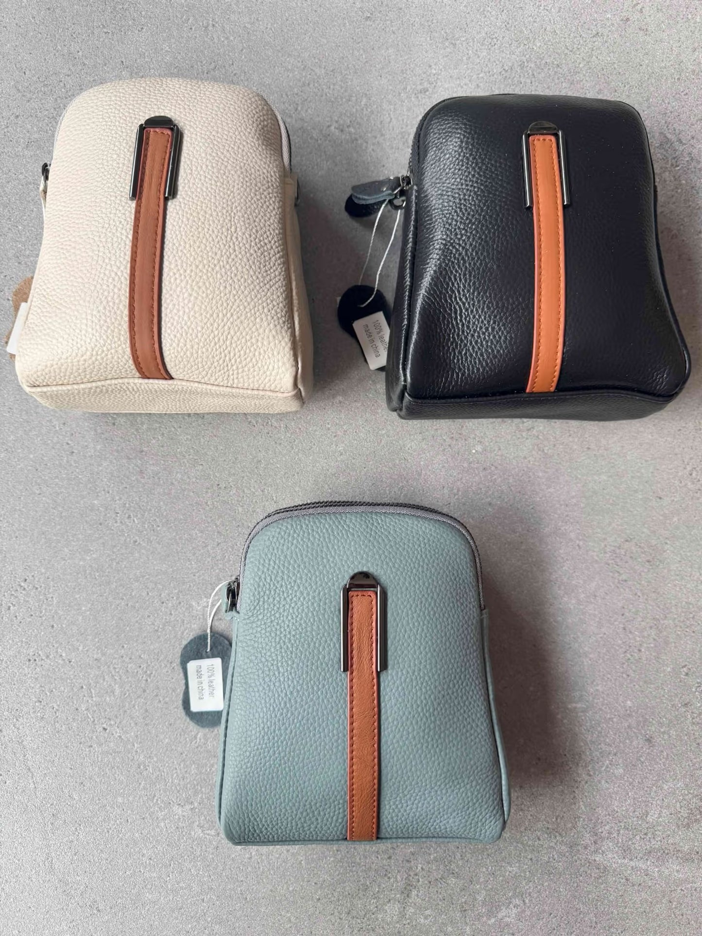 Leather Crossbody Phone Bag