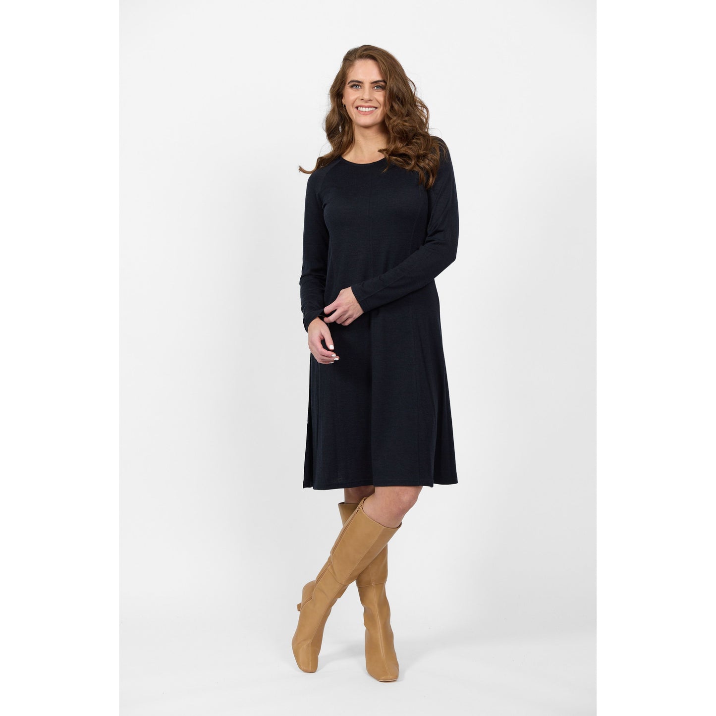 VASS Merino L/S Swing Dress 6107