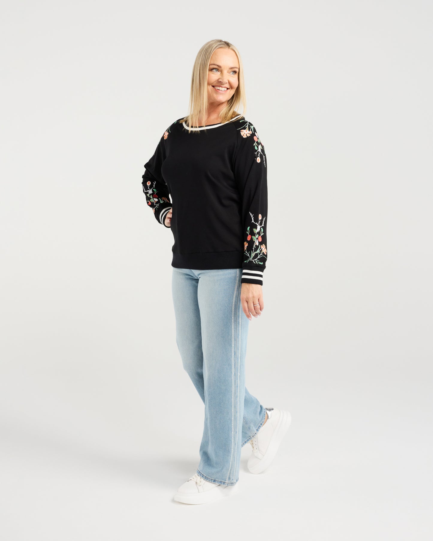 Sloane Black Jumper ZC4069B