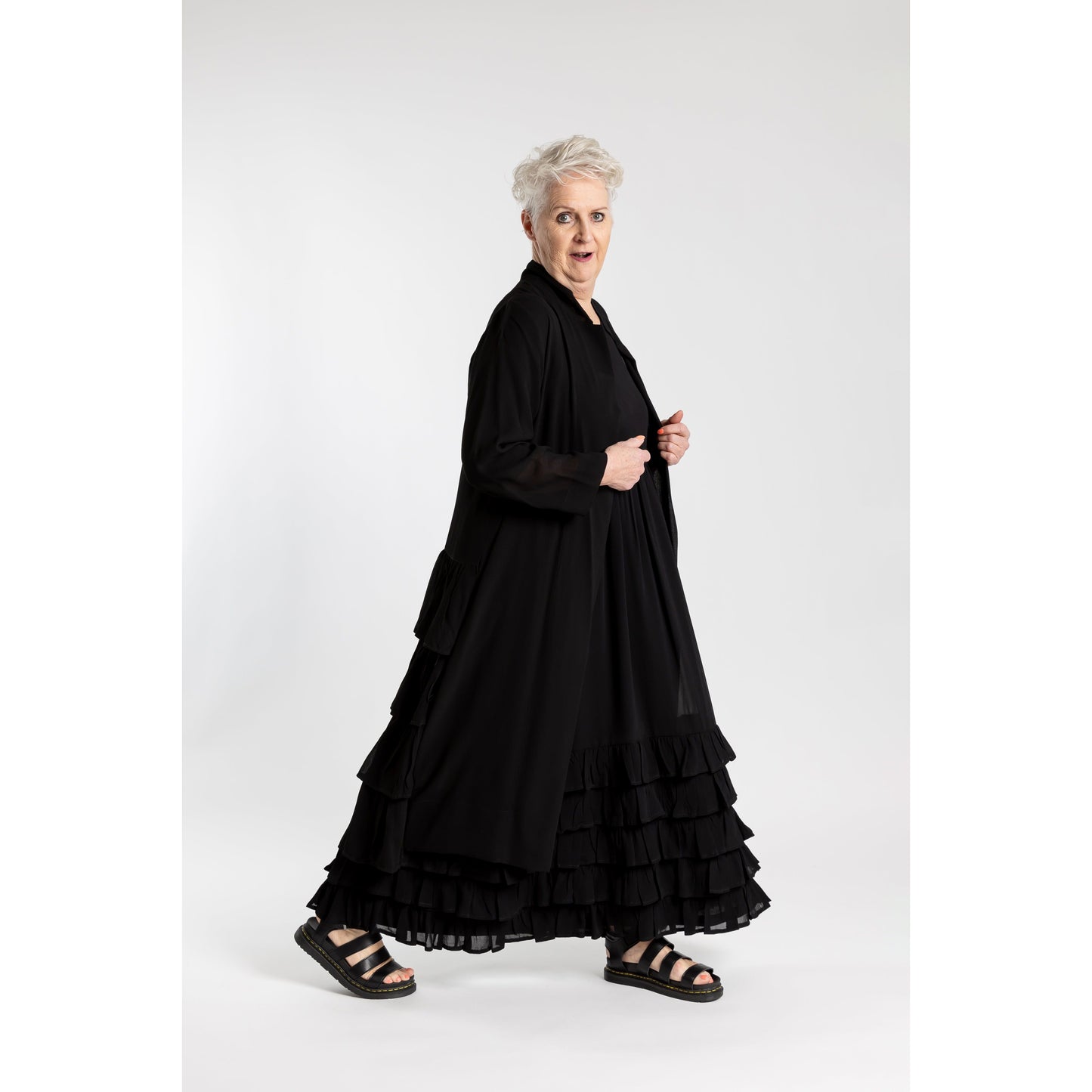 Jellicoe Back Frilled Duster JS24-26