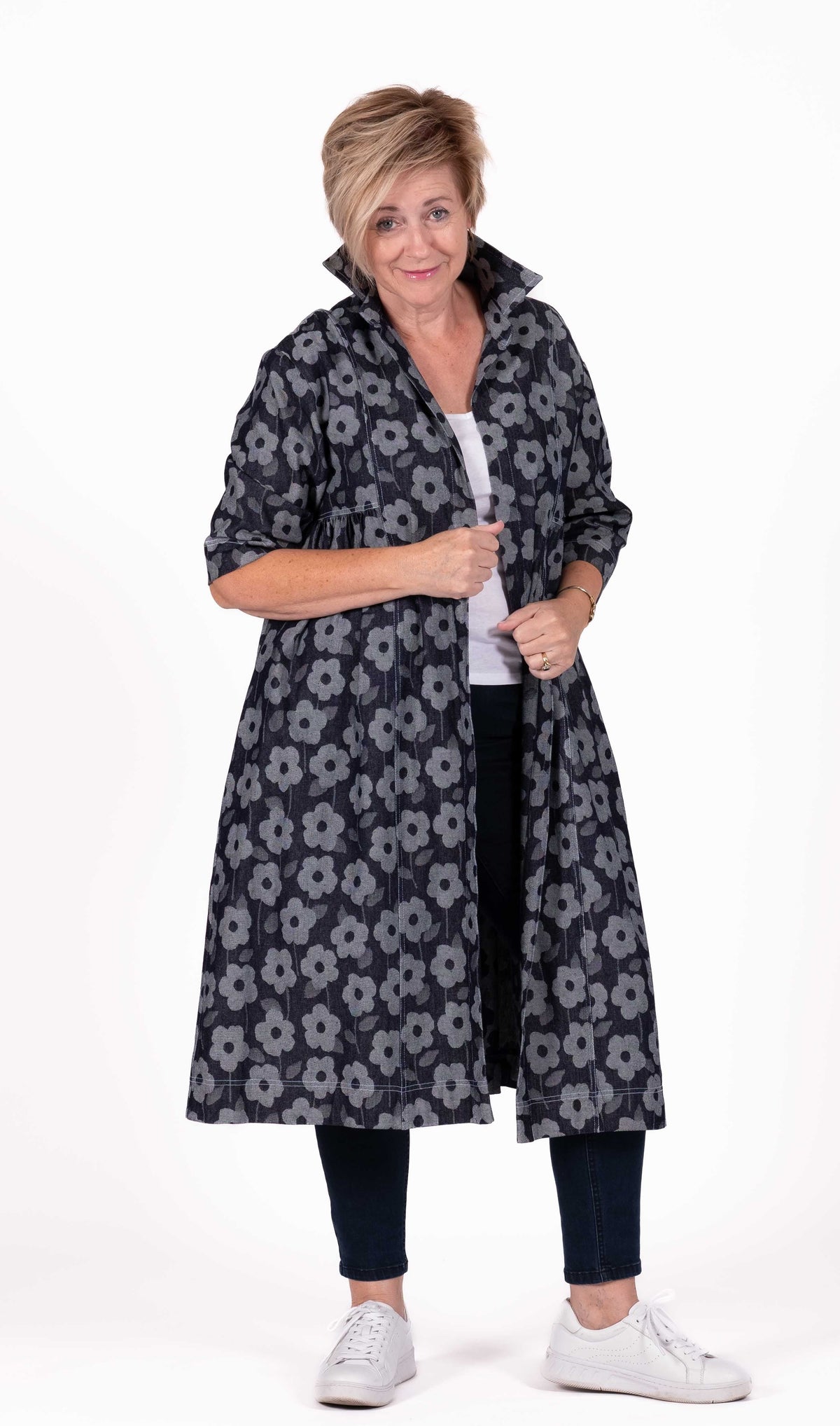 Denim Daisy Truffle Coat JS26-17