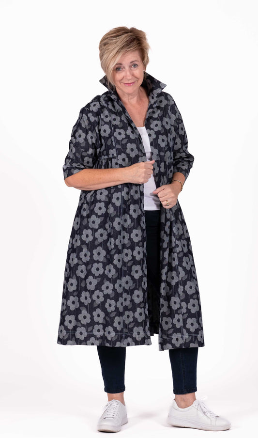 Denim Daisy Truffle Coat JS26-17