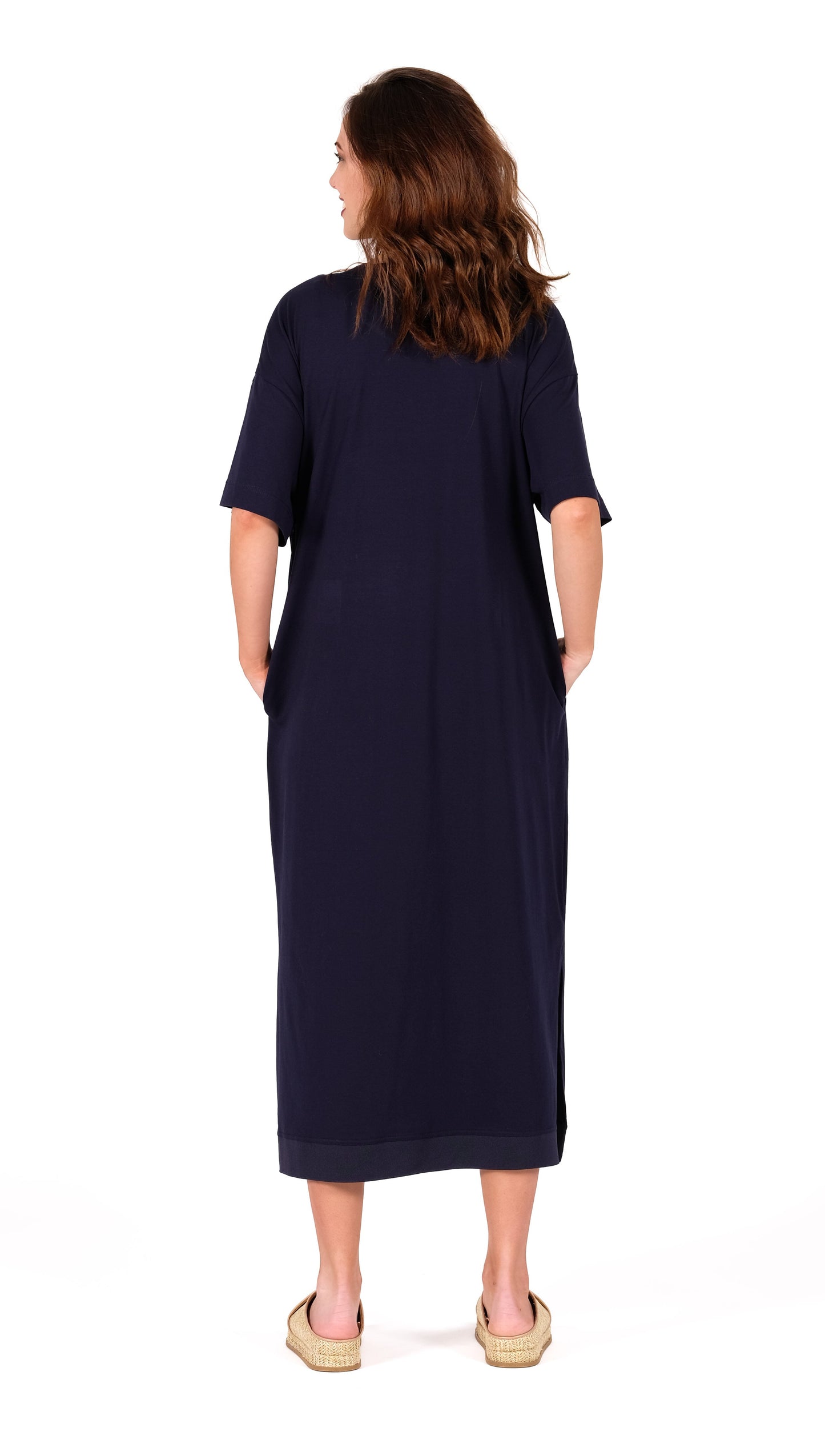 Navy Flower Evie Dress JS26-18