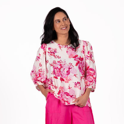 Floral Crush Facade Top JS26-4