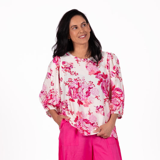 Floral Crush Facade Top JS26-4