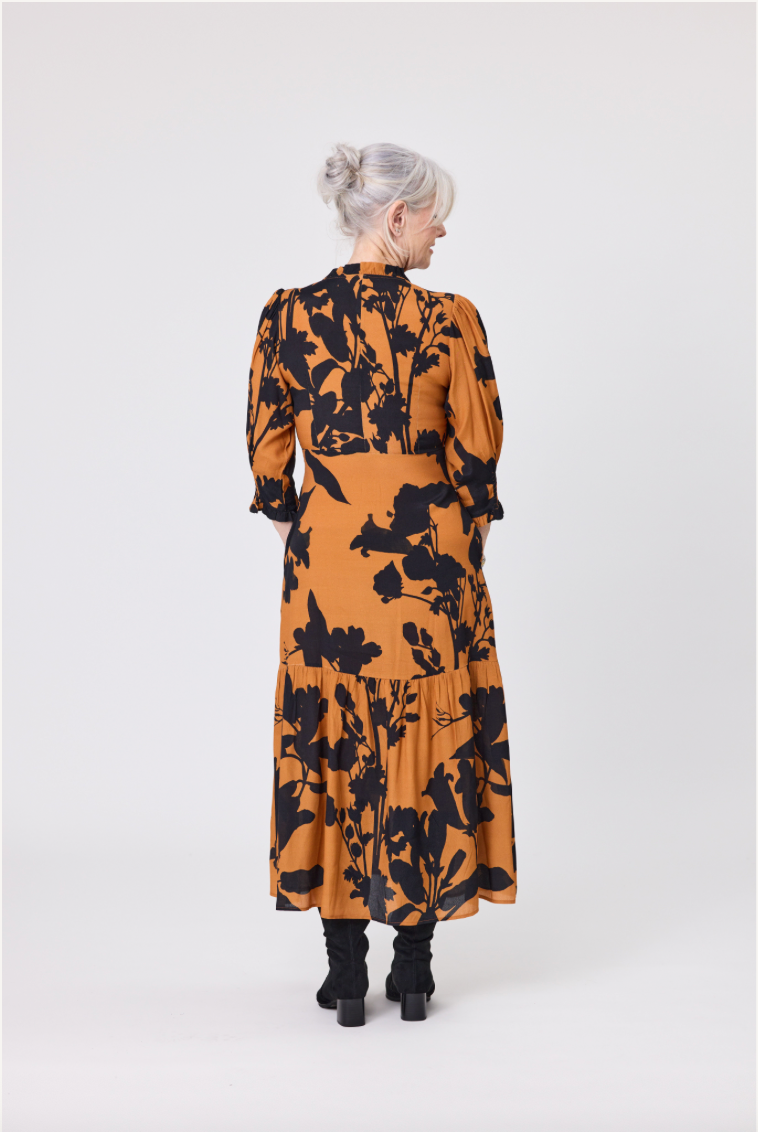 April Toffee Print Dress LTD