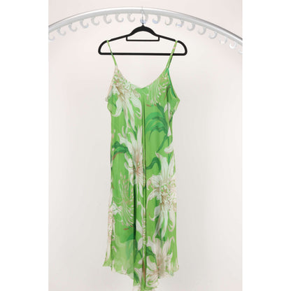 Green Silk/Viscose 2PCE Dress Set