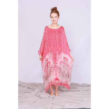 Italian Silk Print Dress