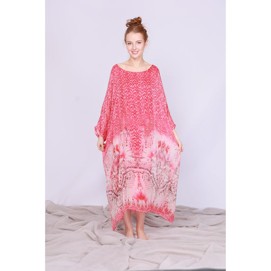 Italian Silk Print Dress