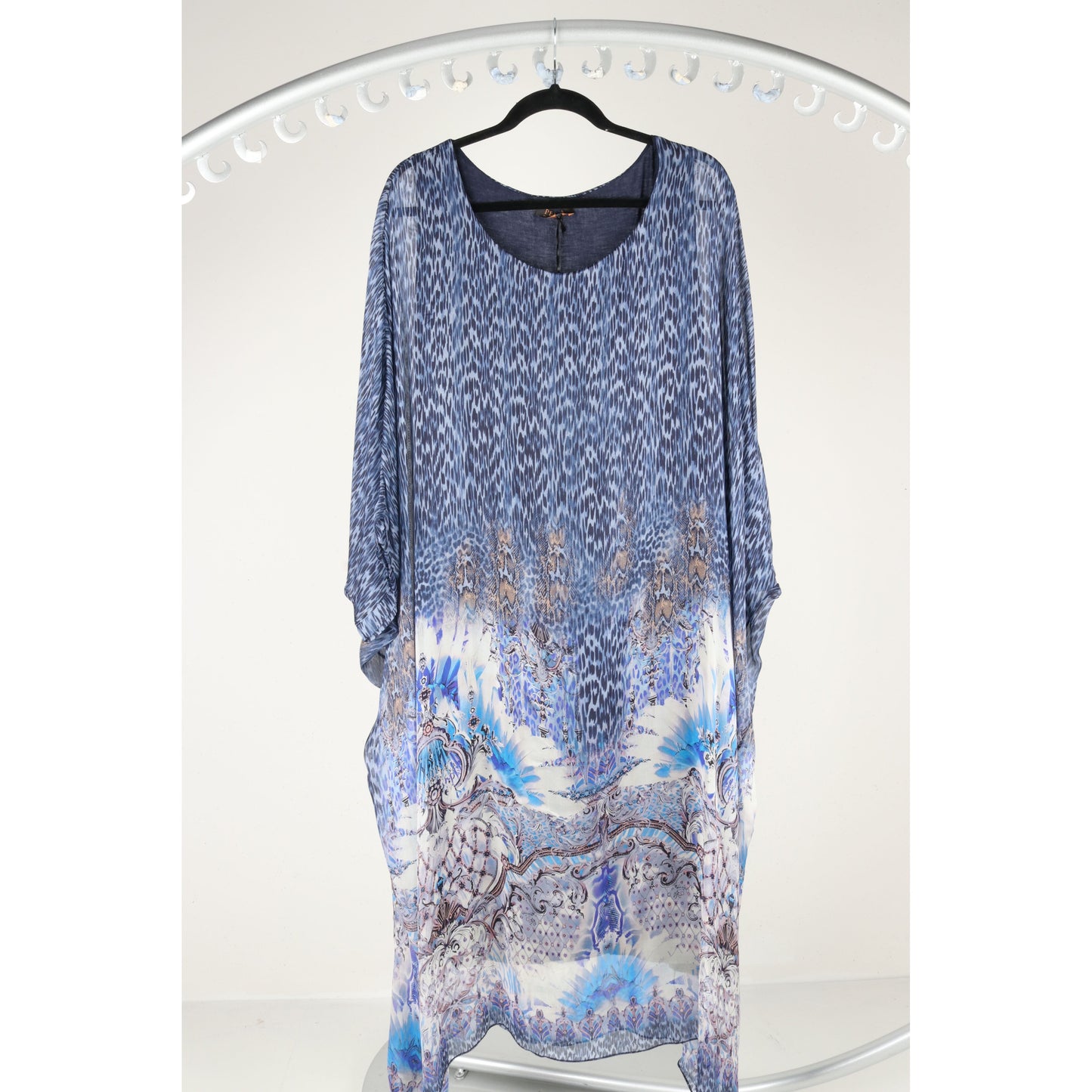 Italian Silk Print Dress