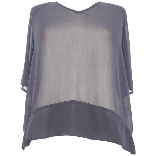Cashews  Georgette Band Split Top
