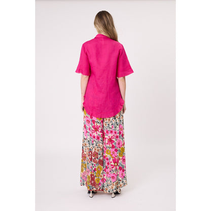 Camilla Linen Top LTD209