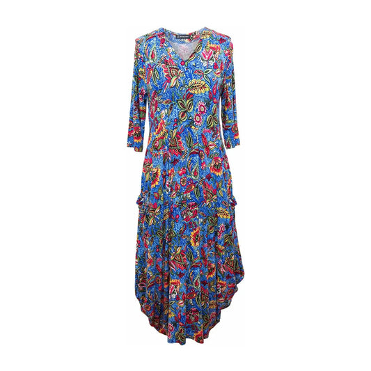 Blue Paisley Carly Dress D1600VIS