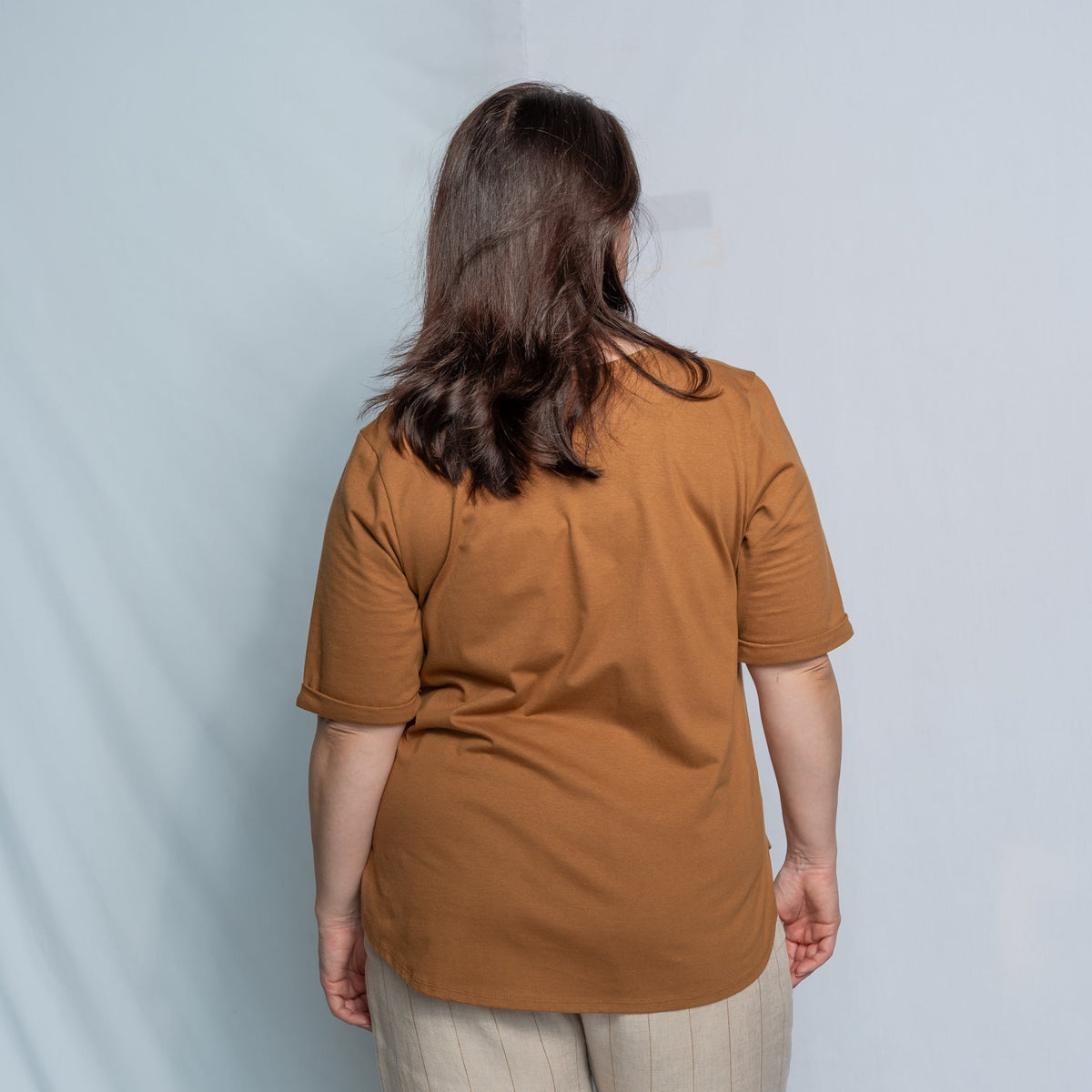 Walnut Gauze Tee SB-244