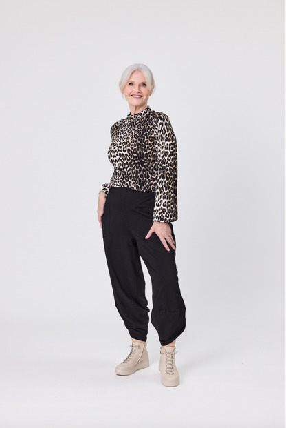 Evie Leopard Print Top LTD313