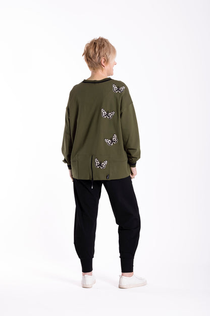 Bella Sweatshirt Olive JW26-33