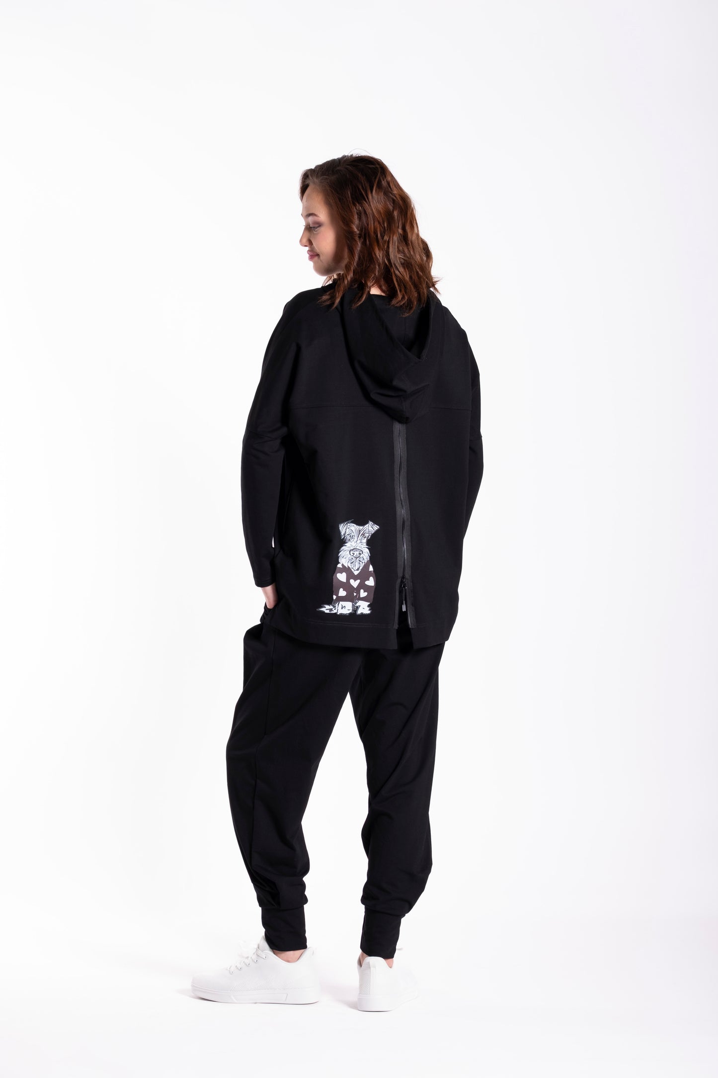Noir Dog Hoodie JW26-63