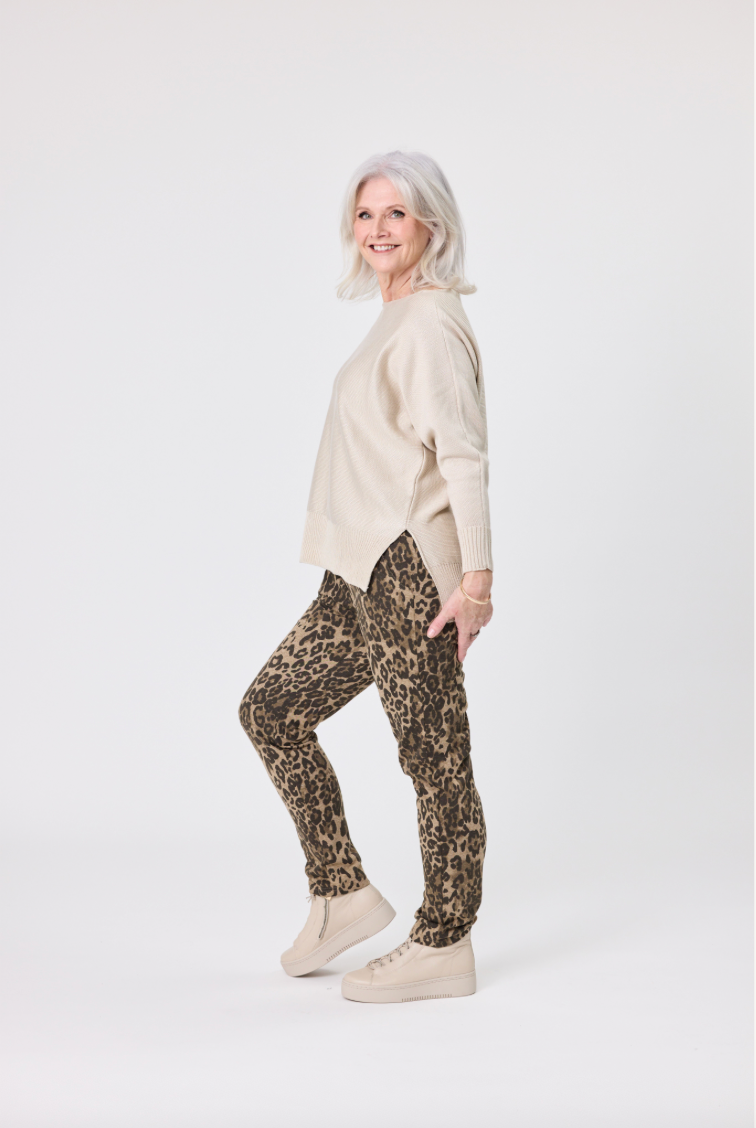 Fiona Knit Top Latte LTD174