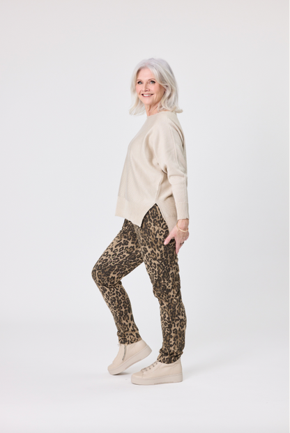 Fiona Knit Top Latte LTD174