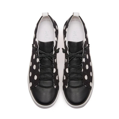 Minx Kerri Black/White Spot Sneaker