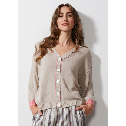 LD & Co Chunky Linen Cardi LC6661